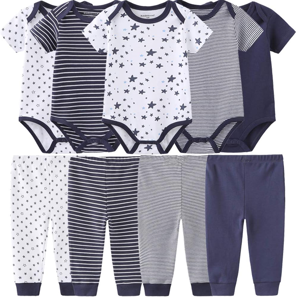 Kiddiezoom Unisex Baby Layette Essentials Giftset Clothing Set 19-Piece For Newborn Baby