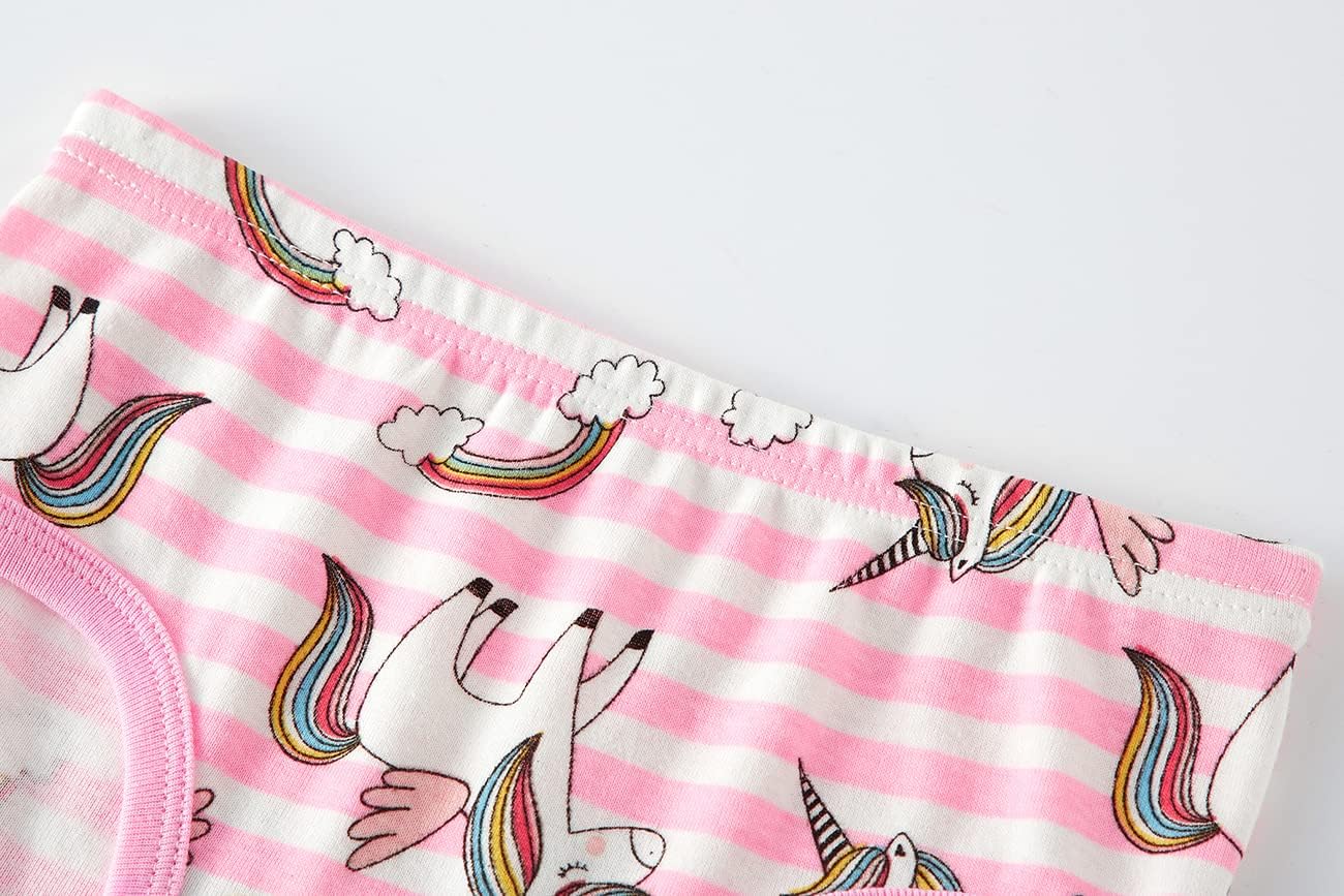 Barara King Little Girls' Soft Cotton Underwear Toddler Undies Kids panties
