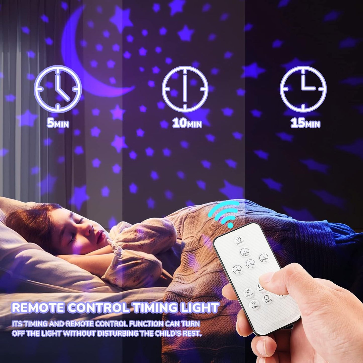 MINGKIDS Toys for 3-8 Year Old Girls Boys,Star Night Light Projector with Hard Projection Cover, Timer&Rotation,2-9 Year Olds Kids Chritsmas Birthday Gifts for 4 5 6 Year Old,Girls Room Decor