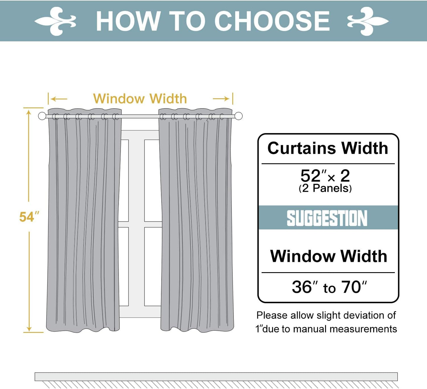 ChrisDowa Grommet Blackout Curtains for Bedroom and Living Room - 2 Panels Set Thermal Insulated Room Darkening Curtains (Royal Purple, 52W x 54L)