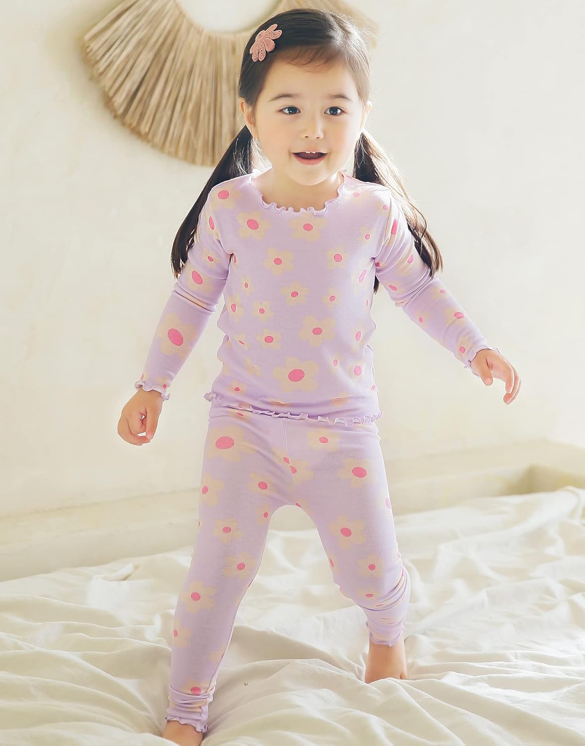 VAENAIT BABY 6M-12Y Kids Unisex Girls & Boys Soft Comfy Modal Tencel Sleepwear Pajamas 2pcs or 4pcs Set