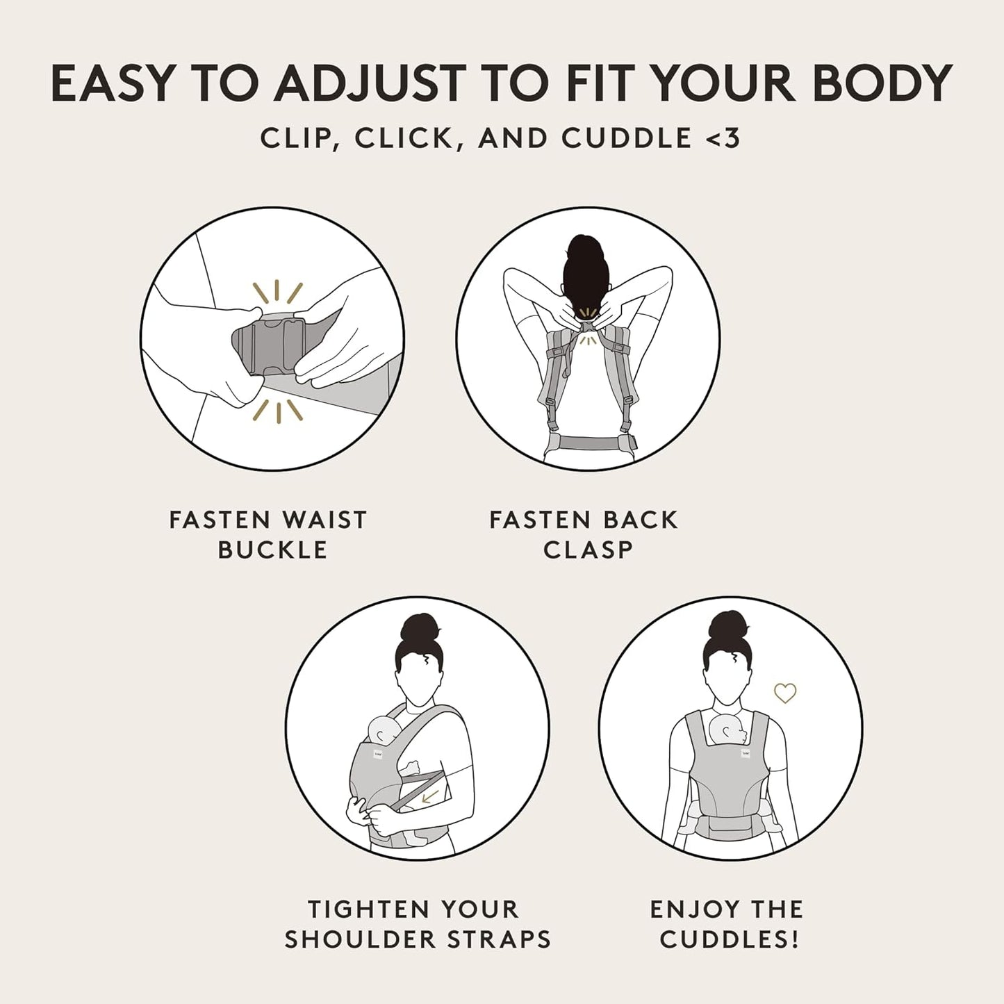 Baby Tula Explore Carriers - Breathable Baby Carrier Newborn to Toddler - Adjustable Toddler Carrier - Multiple Ergonomic Positions Front and Back - Ergonomic Fit for 7-45 lb - Cotton, Discover