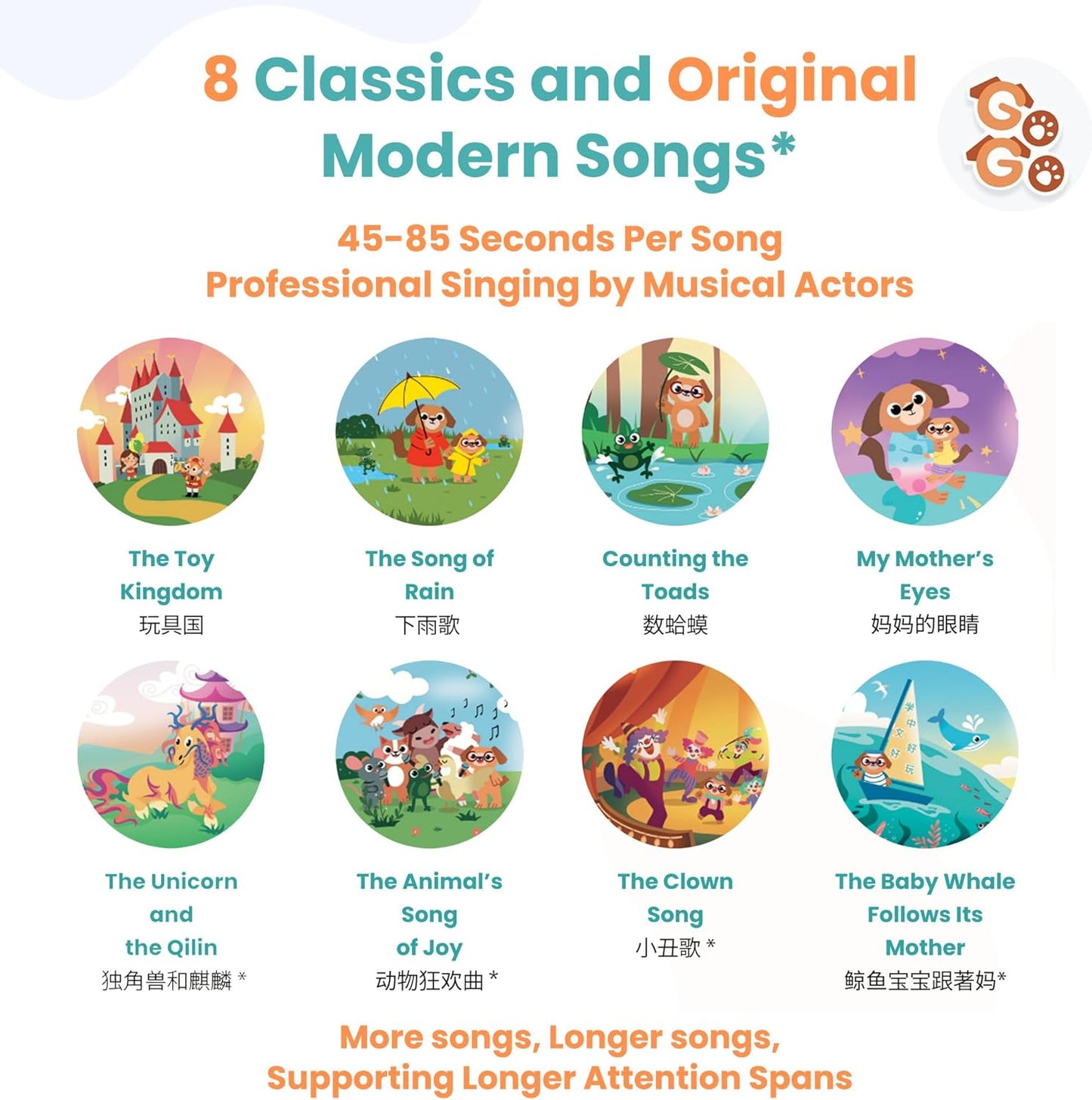 GO GO Learning Chinese is Fun Vol. 1: Bilingual Chinese English Books for Kids with 8 Songs, Chinese New Year Gifts, Learn Chinese, Chinese Gifts, Chinese Book, Chinese Learning Book, Chinese Toys