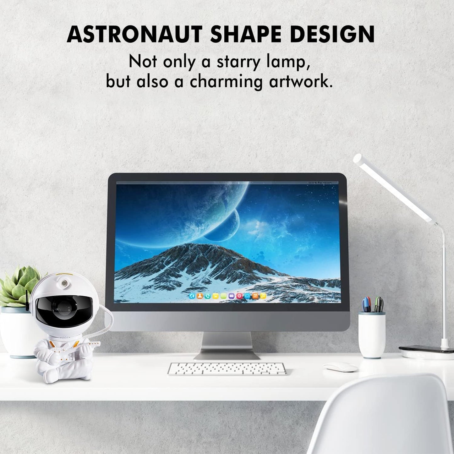 Astronaut Star Projector, Kids Night Light, Nebula Projector Light. Galaxy Bedroom Projector, Adult Playroom/Home Theater/Ceiling/Room Decoration