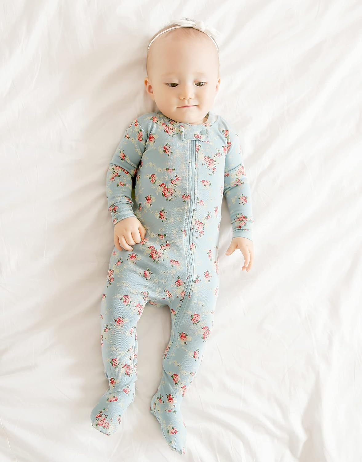 VAENAIT BABY Infant Toddler Boys Girls Footed One-Piece Sleep and Play Premium Modal Pajamas 1-2 Pieces