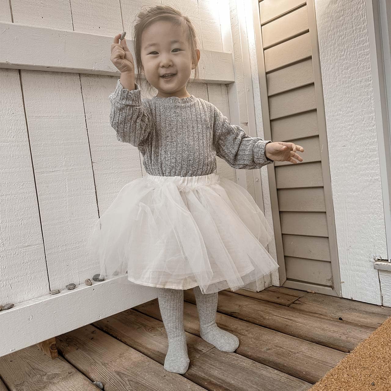 Robeez Baby Girl Heavyweight Ribbed Tights for Little Girls, Opaque 2 Pack Baby Girl Footed Cable Knit Tights