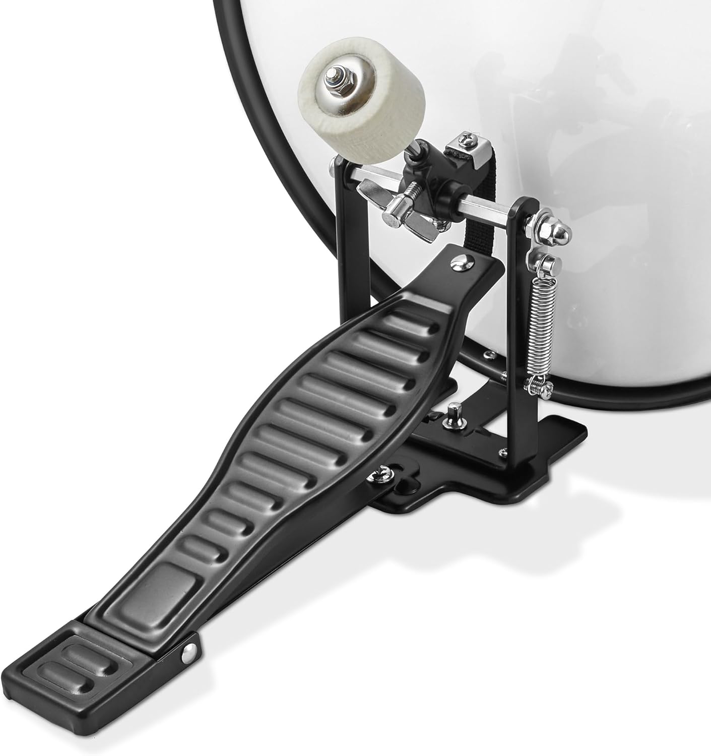 Gammon 3-Piece Junior Drum Set with Throne - Purple, Complete Beginner Kit with Bass Drum, Toms, Cymbal, Pedal, and Drumsticks