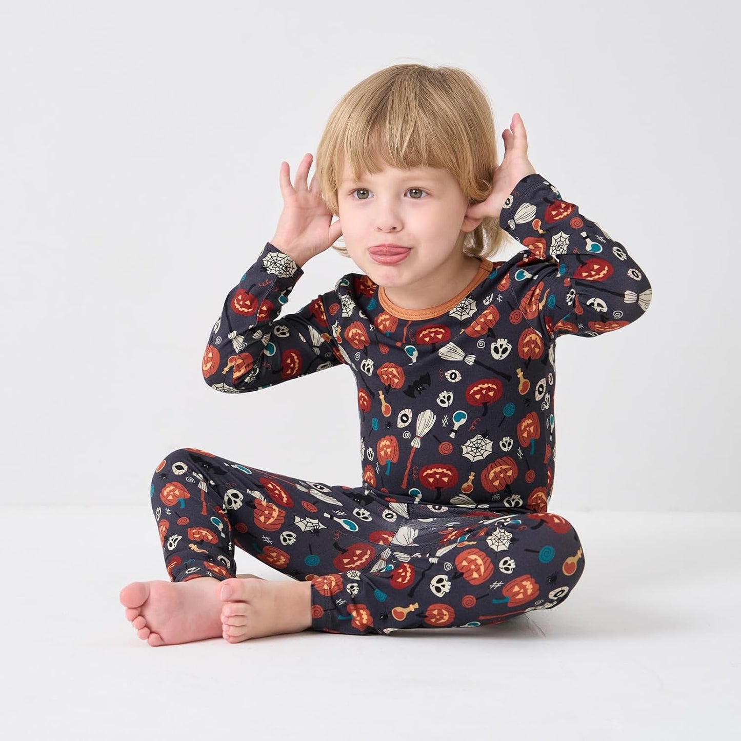 pureborn Baby Toddler Kids Viscose from Bamboo Pajamas Set Pjs 2pcs 18M-8Y