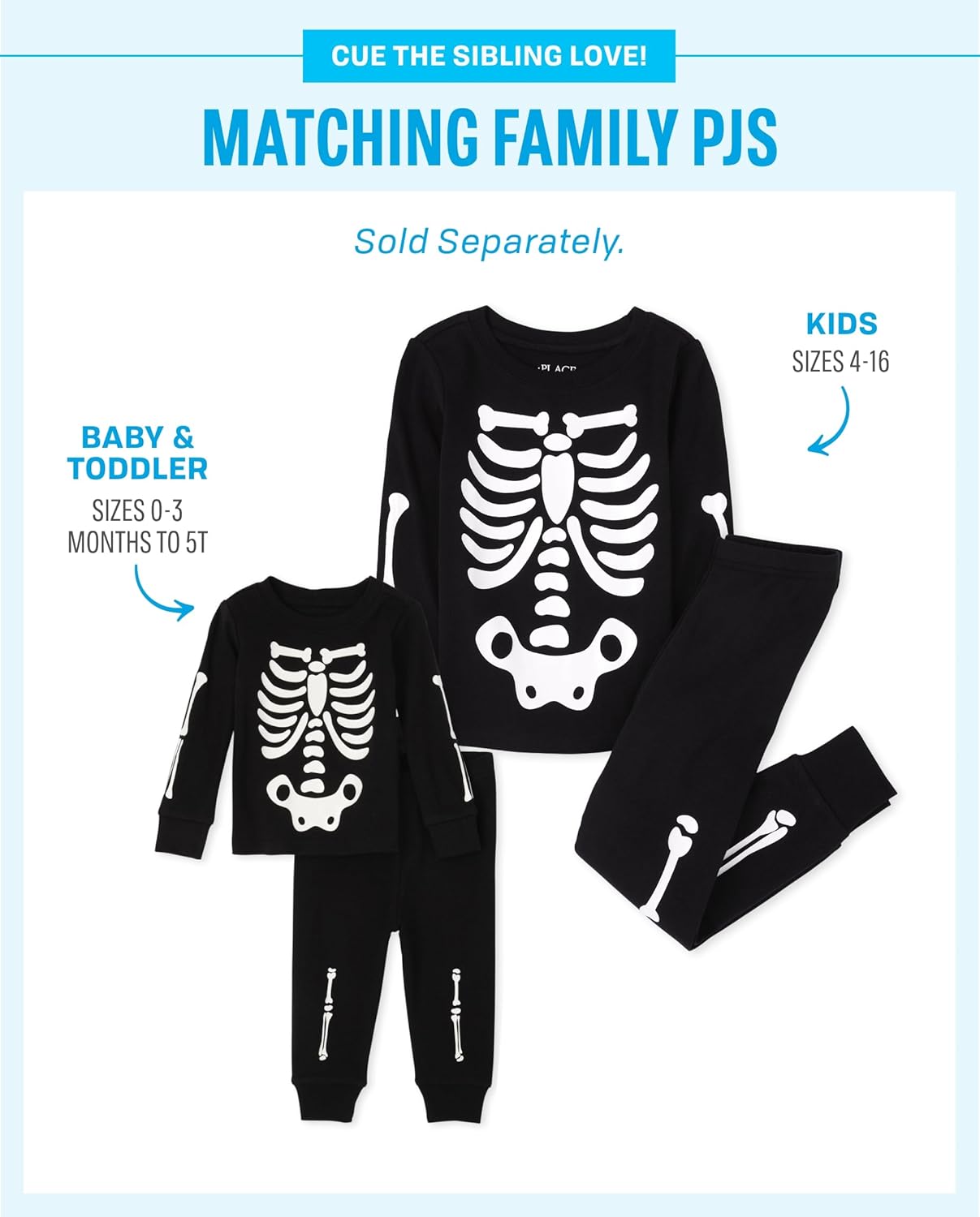 The Children’s Place Family Matching, Christmas and Holiday Pajama Sets, Cotton