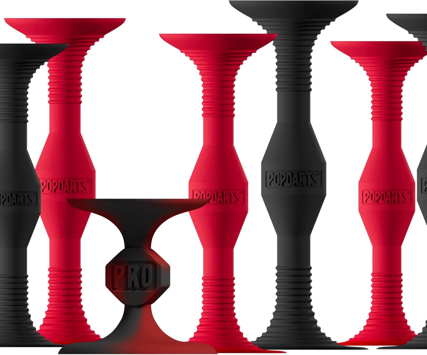 Popdarts PRO Pack Game Set (Red & Black) - Indoor, Outdoor Suction Cup Throwing Game - Competition with a POP