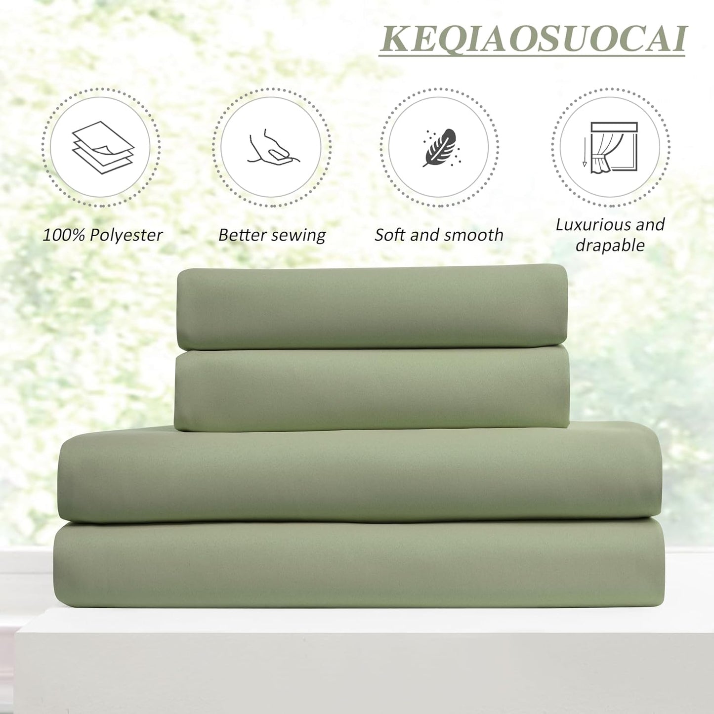Sage Green Pinch Pleat Curtains 72 Inches Long Thermal Insulated Dark Black Out Short Drapery for Bedroom Light Blocking Window Covering Room Darkening Drapes for Living Room 40x72 2 Pieces