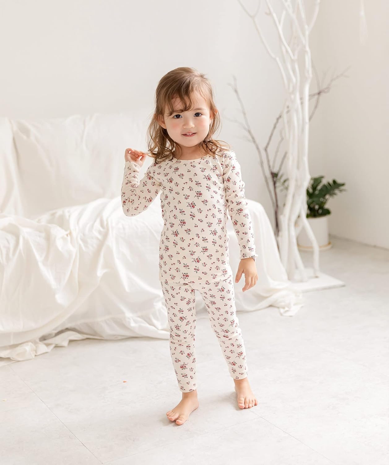 AVAUMA Baby Boys Girls Pajama Set 6M-7T Kids Cute Toddler Snug fit Pattern Design Pjs Cotton Sleepwear