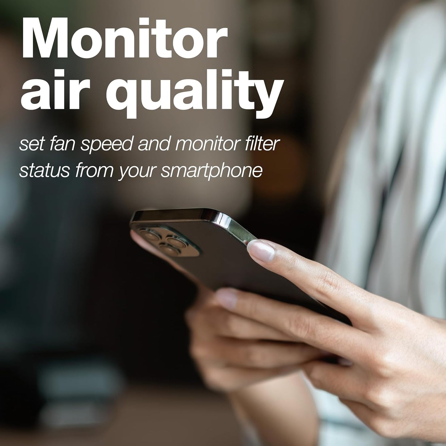 IQAir HealthPro Compact XE Air Purifier - Compact HyperHEPA Fration for Rooms up to 1240 sq ft - Allergens, Smoke, Dust, Mold, Pet Dander, Swiss Made, WiFi Enabled