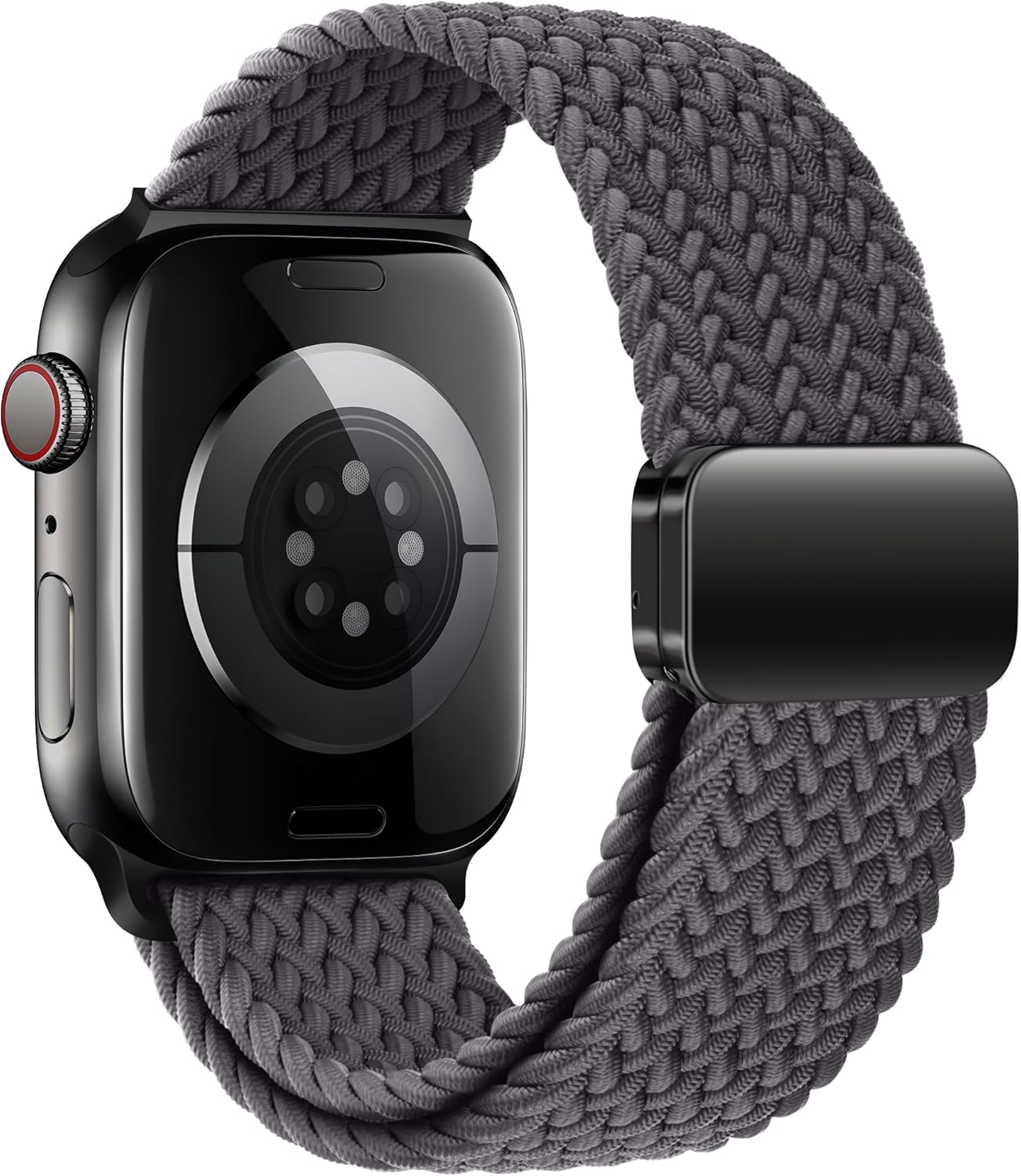 Mazoft Braided Bands With Magnetic Clasp Compatible with Apple Watch Band 38mm 40mm 41mm 42mm 44mm 45mm 46mm 49mm；Soft Nylon Sport Loop Strap for iWatch Series Ultra 2&1 10 9 8 7 6 SE 5 4 3 Women Men