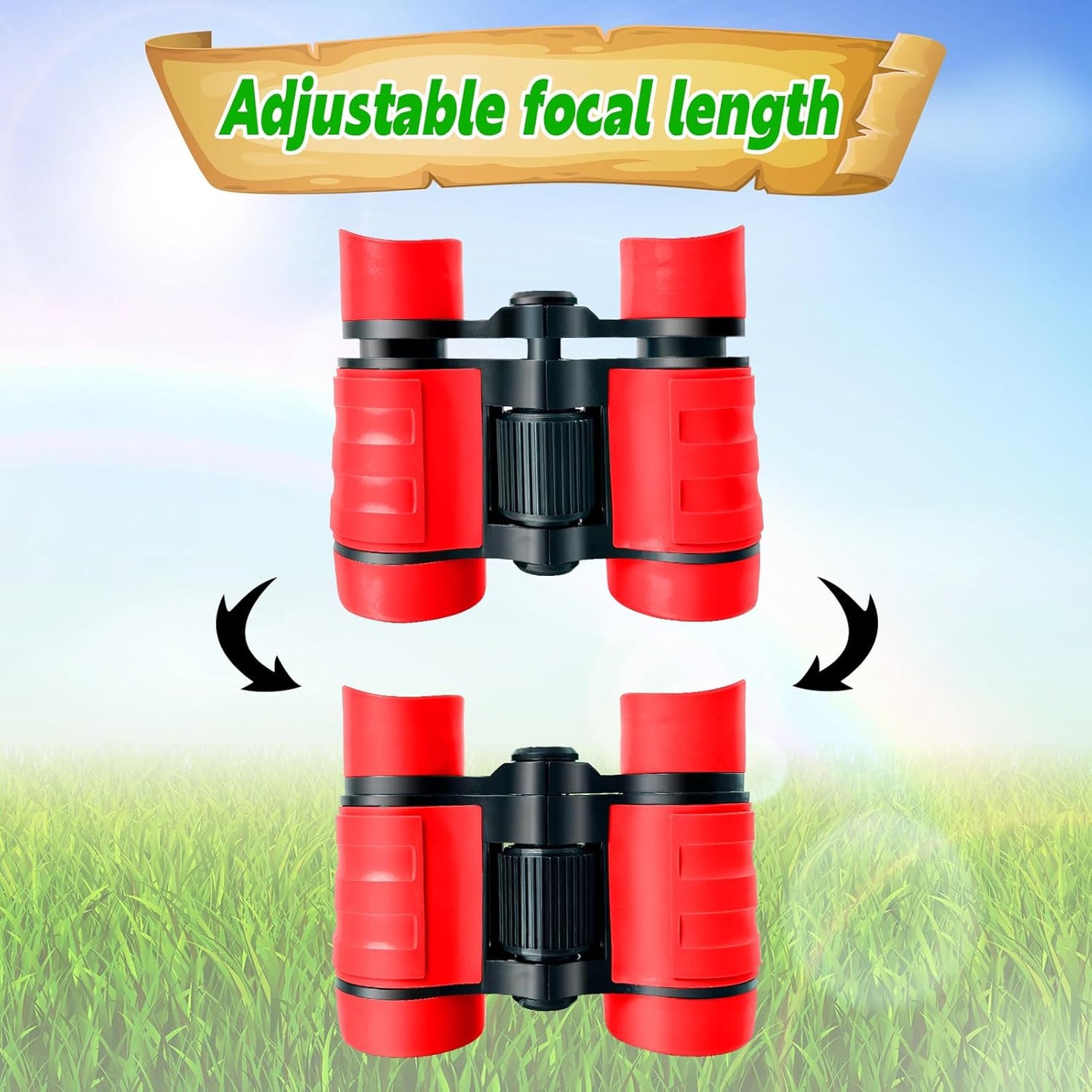 Kids Binoculars, Ages 3-12, Perfect for Bird Watching, Camping, Outdoor Exploration