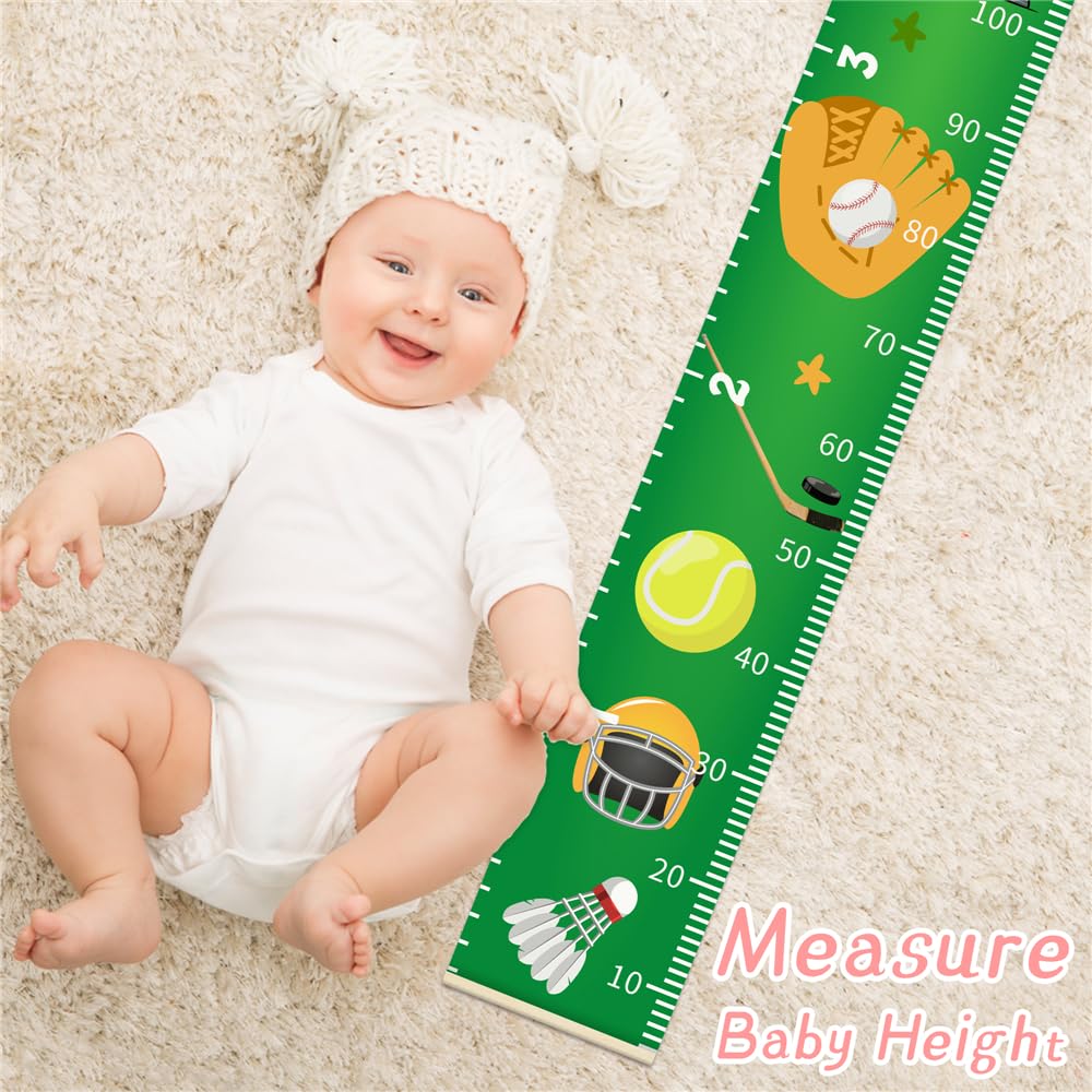 Baby Growth Chart for Wall - Height Chart for Kids Nursery Decor Wall Hanging Measurement Ruler Toddler Room Decor Play Room Essentials Birthday Christmas Gifts for Boys Girls 79"X7.9" (Unicorn)