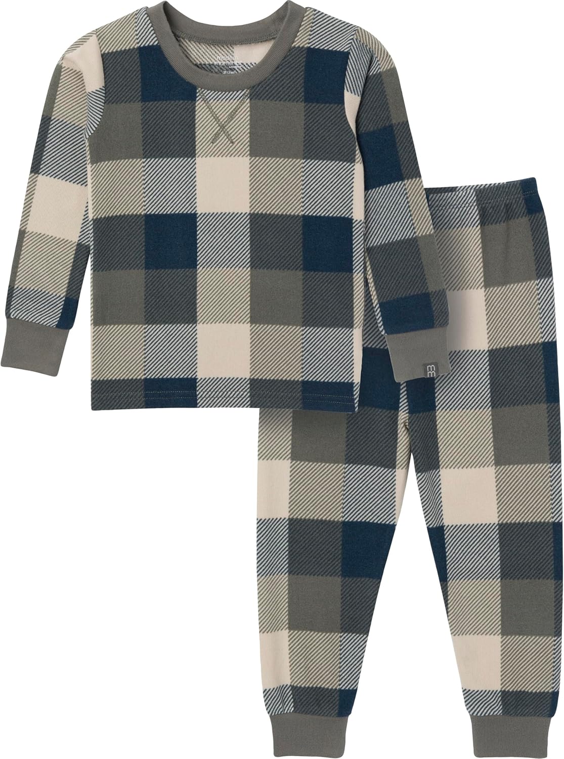 Modern Moments by Gerber Baby and Toddler Hacci Snug Fit 2-Piece Pajama Set