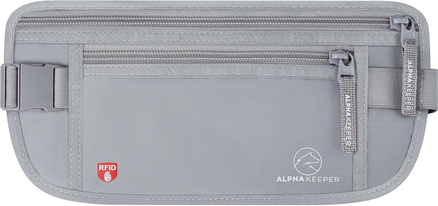 Hidden Money Belt for Travel for Men, Waist Wallet Anti Theft, RFID Passport Holder For Travel Men Or Women, Money Pouch, RFID Passport Holder