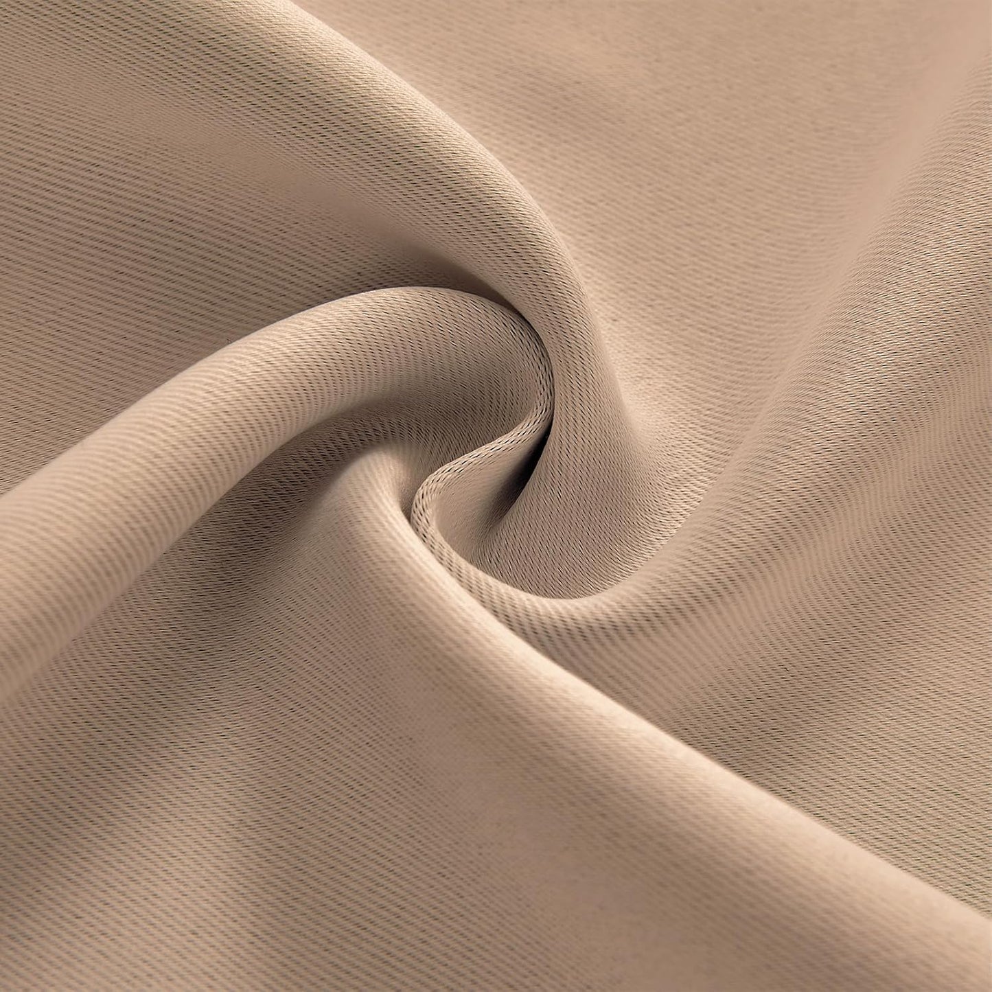 Joydeco 90 Inch Curtains for Bedroom, Blackout Curtains 90 Inches Long, Room Darkening Drapes for Living Room Window Rod Pocket Back Tab (W52 x L90 Inch, Khaki)