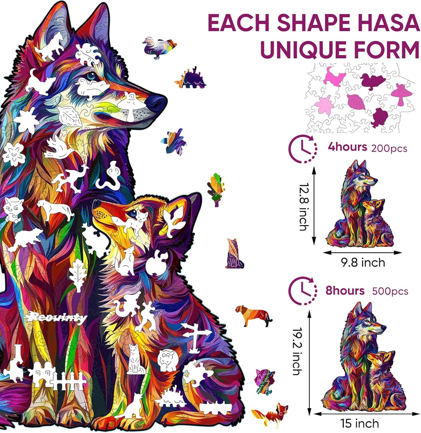Wolf 200pcs