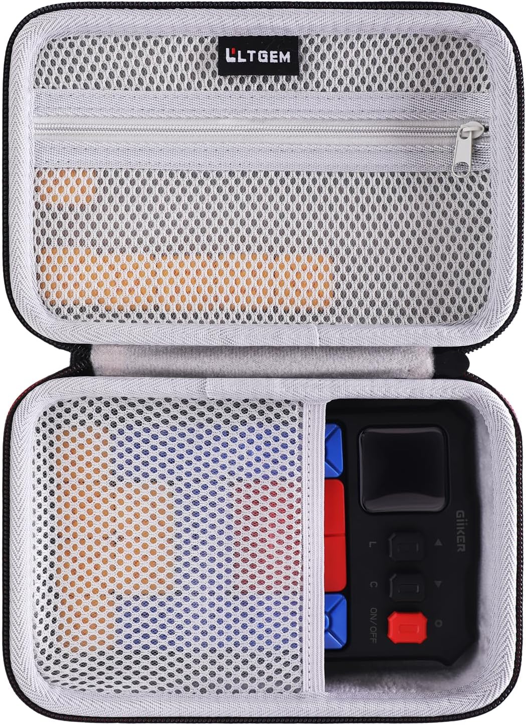 LTGEM Case Compatible with GiiKER Super Slide Puzzle Games, Black+Gray