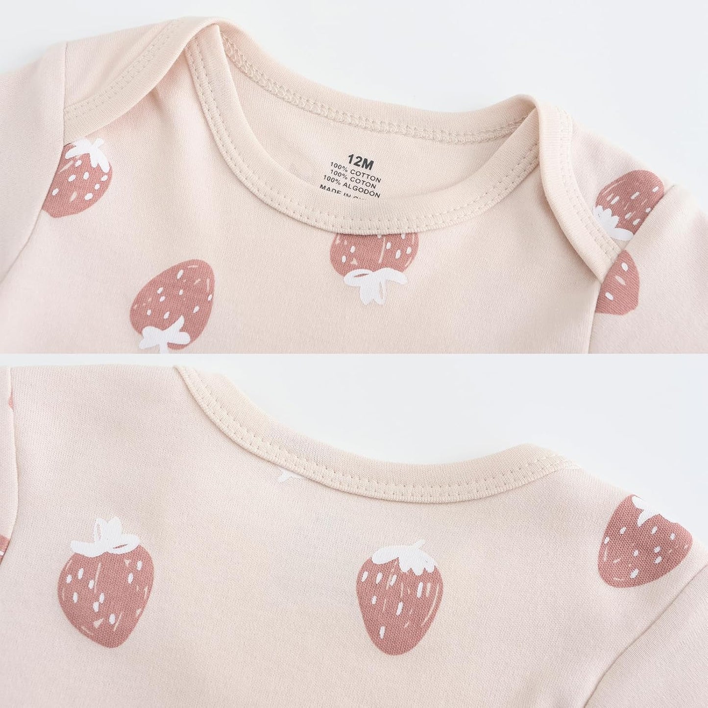Baby Bodysuit and Pant Set 10-pcs Cotton Soft Newborn Boy Girl Clothes Outfits