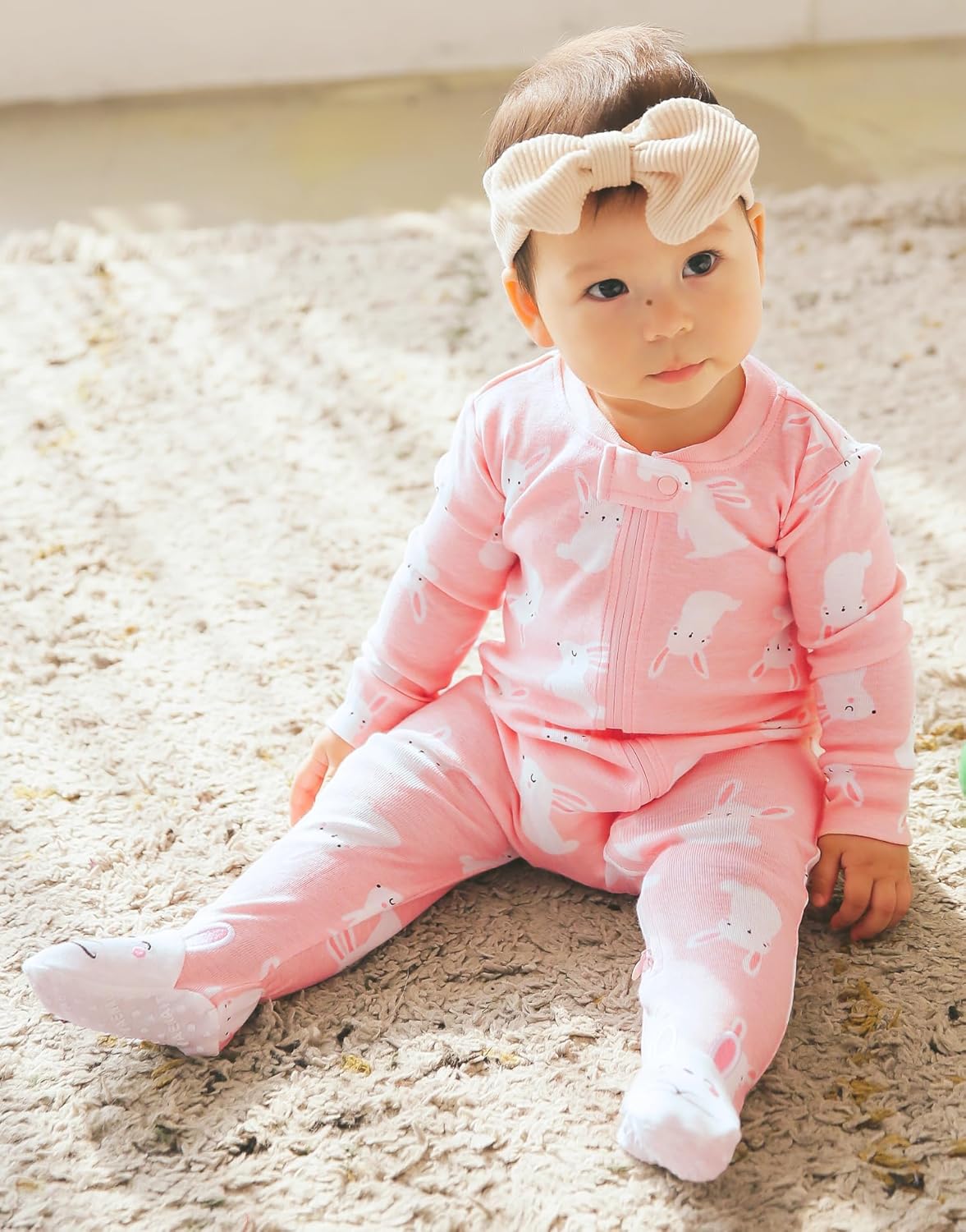 VAENAIT BABY Infant Toddler Boys Girls Footed Pajamas One-PIece Romper Sleep and Play 0M-2T
