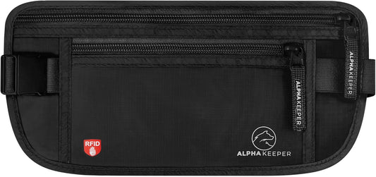 Hidden Money Belt for Travel for Men, Waist Wallet Anti Theft, RFID Passport Holder For Travel Men Or Women, Money Pouch, RFID Passport Holder
