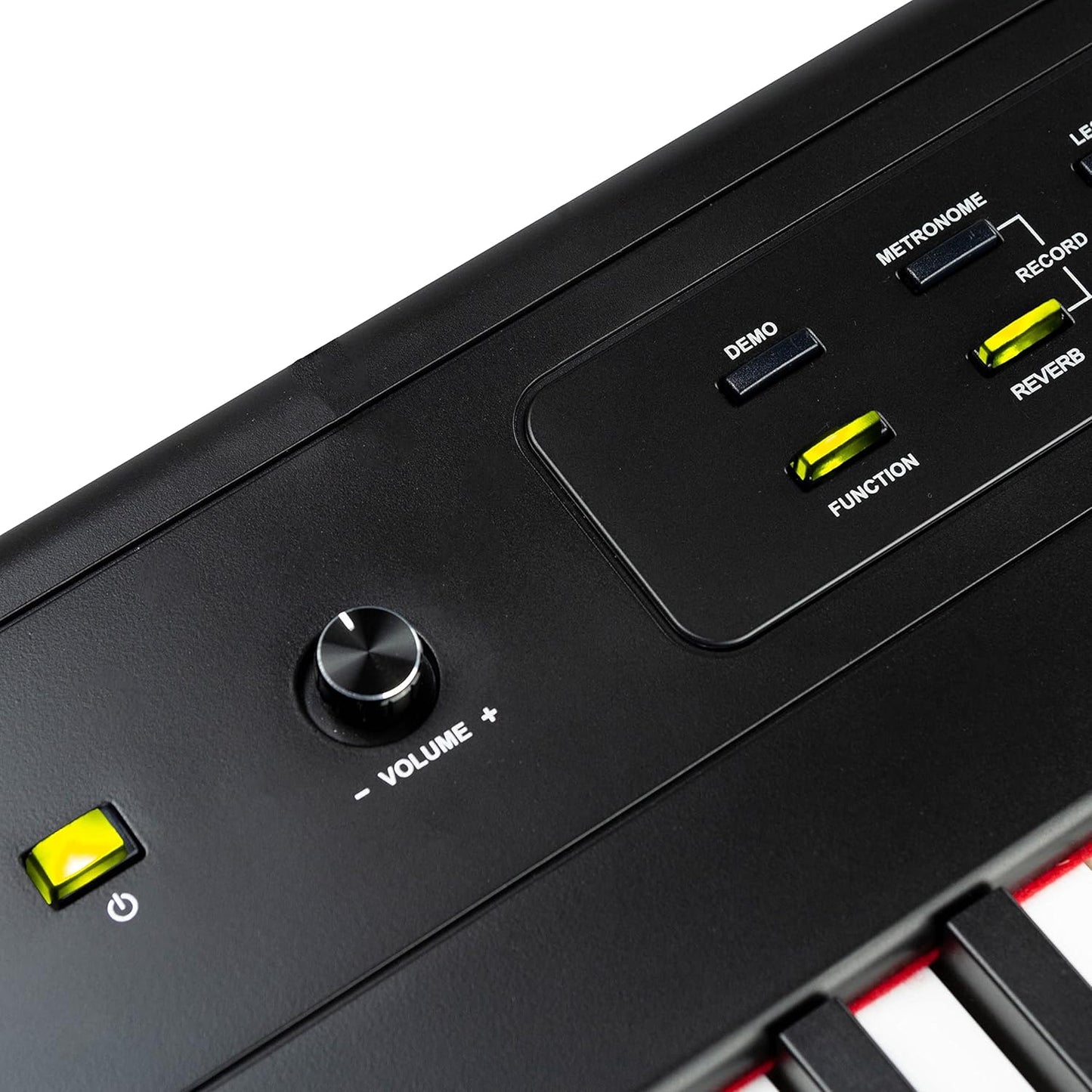 RockJam 88 Key Digital Piano with Full Size Semi-Weighted Keys, Power Supply, Sheet Music Stand, Piano Note Stickers & Simply Piano Lessons