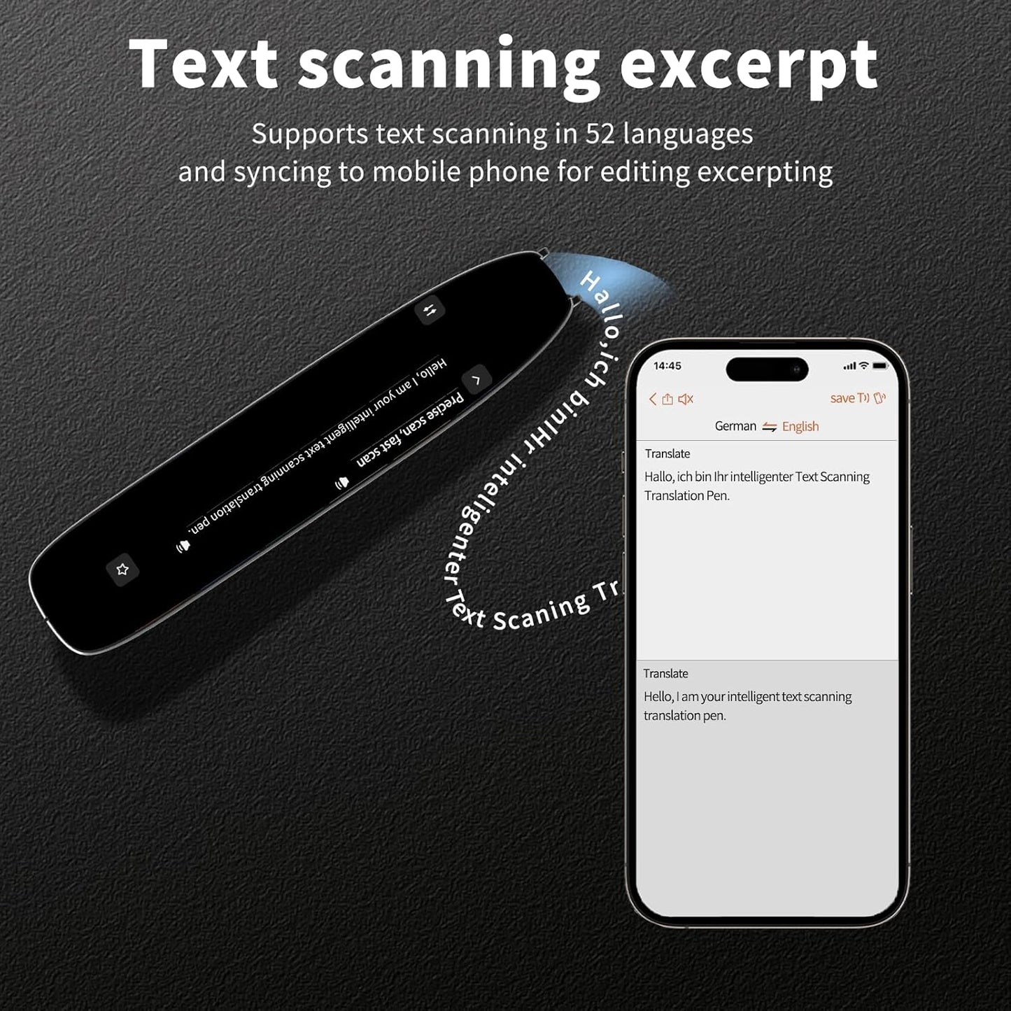 Translation Pen,Translator Pen for Dyslexia,142 Language Scan Reading Pen,Online/Offline/Text to Speech/Photo traductor Pen,Language Learners,Travel, Business People ﻿Pen Scanner