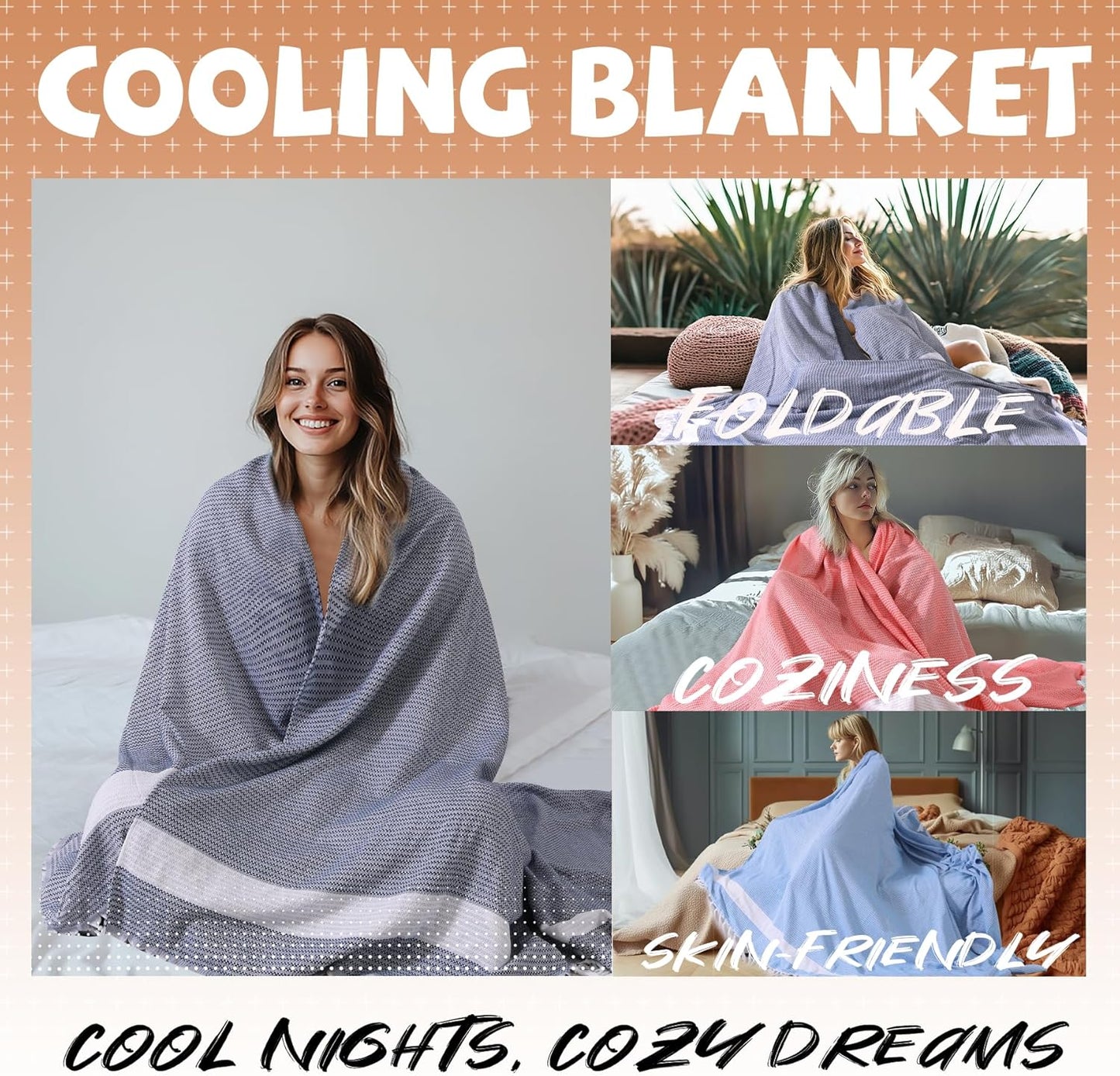 Giant Turkish Beach Blanket Pool Towel Cotton Lightweight Extra Large Soft Sand Free Quick Dry Oversized Sandproof Cruise Ship Essentials Summer Vacation Accessories Gift Must Haves Gear Stuff Gadget