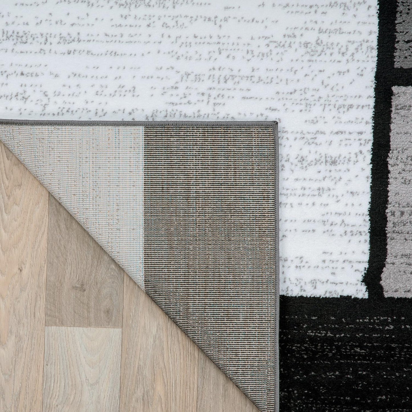 Rugshop Contemporary Modern Boxes for Home Office,Living Room,Bedroom,Kitchen Non Shedding Area Rug 12' x 15' Gray