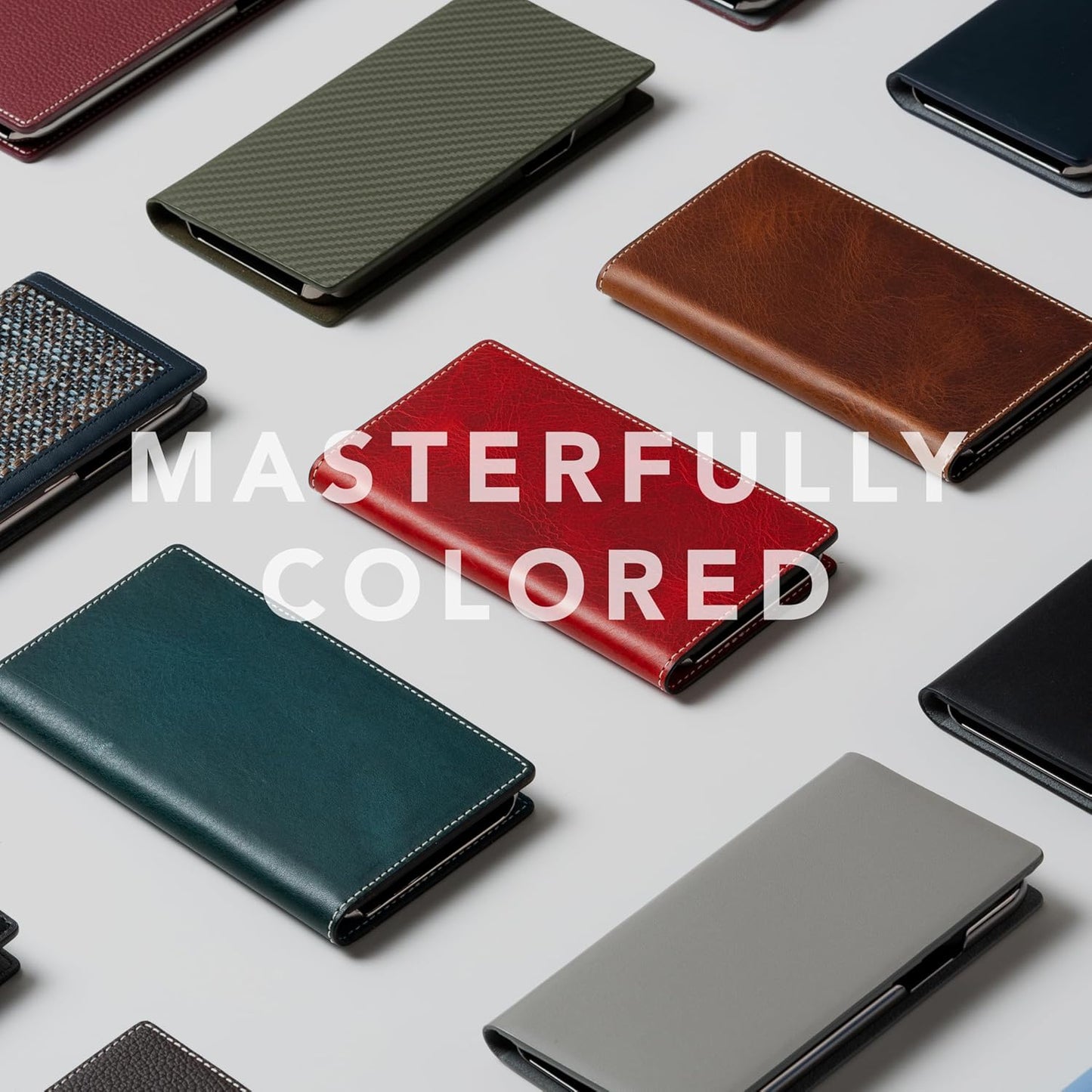 D7 Italian Wax Leather Wallet Case for iPhone 15 Pro - [2-in-1] Handcrafted Detachable Diary Style with Magnetic MagSafe Back Cover, Gift Box Included (Blue)