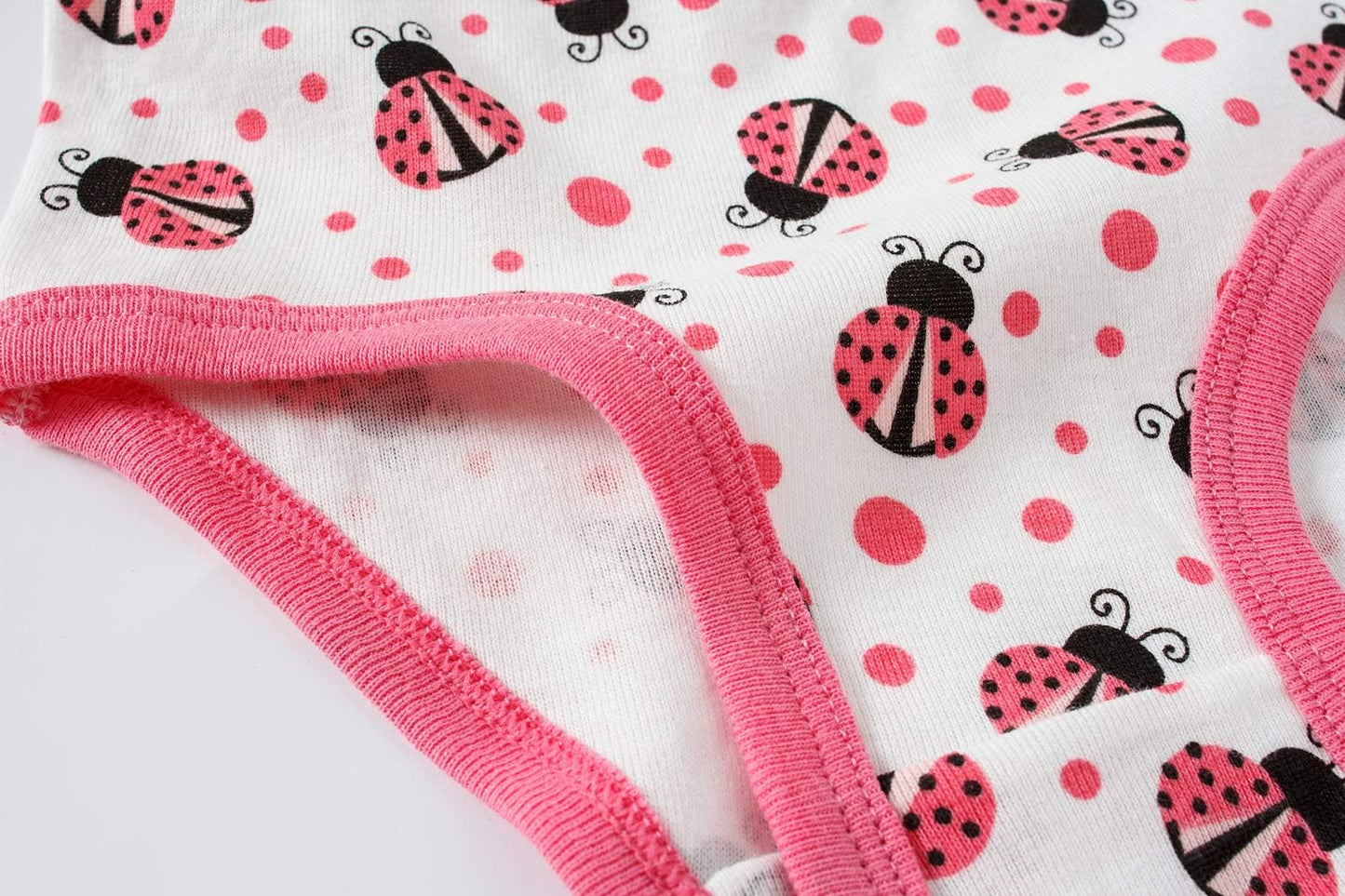 Hahan Girls Soft Panties Toddler Girls Cotton Underwear Kids Briefs
