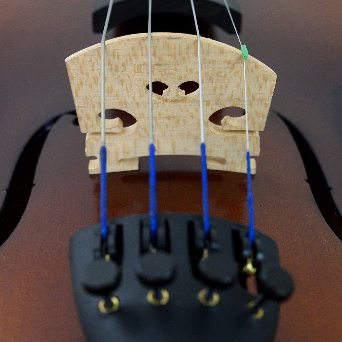Bunnel Premier Violin Outfit 1/8 Size - Carrying Case and Accessories Included — Solid Maple Wood and Ebony Fittings By Kennedy Violins