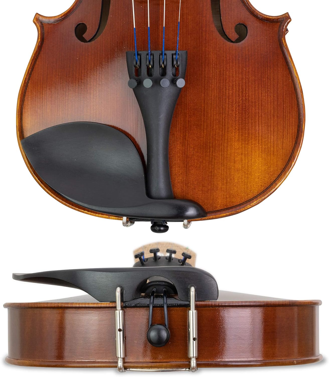 Kennedy Violins Louis Carpini G2 Violin Outfit 1/8 Size — Carrying Case and Accessories Included — Solid Maple Wood and Ebony Fittings