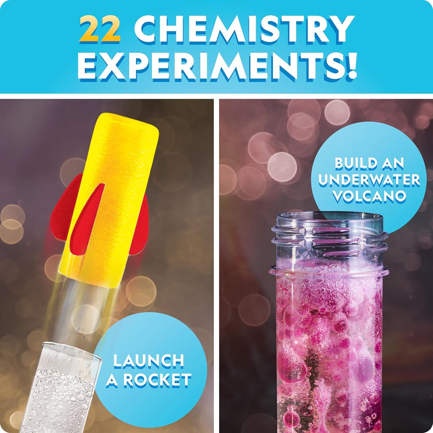 National Geographic Mega Science Lab - Science Kit for Kids with 130+ Easy Experiments, Featuring Earth Science, Chemistry Set, and Magic STEM Projects for Boys and Girls (Amazon Exclusive)