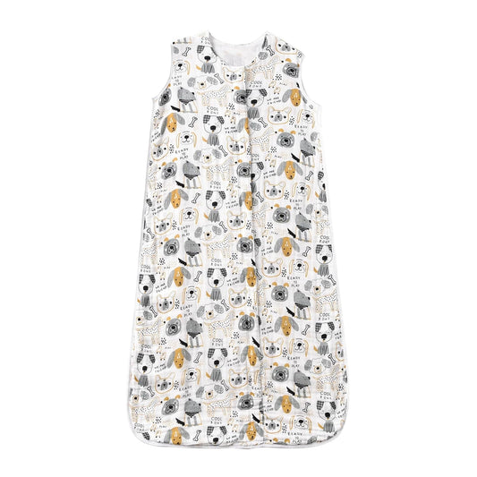 Baby Sleep Sack 2-4 T Baby Wearable Blanket 100% Organic Cotton 0.5 TOG Toddler Sleeping Sack 2- Way Zipper Soft Lightweight X-Large Pup
