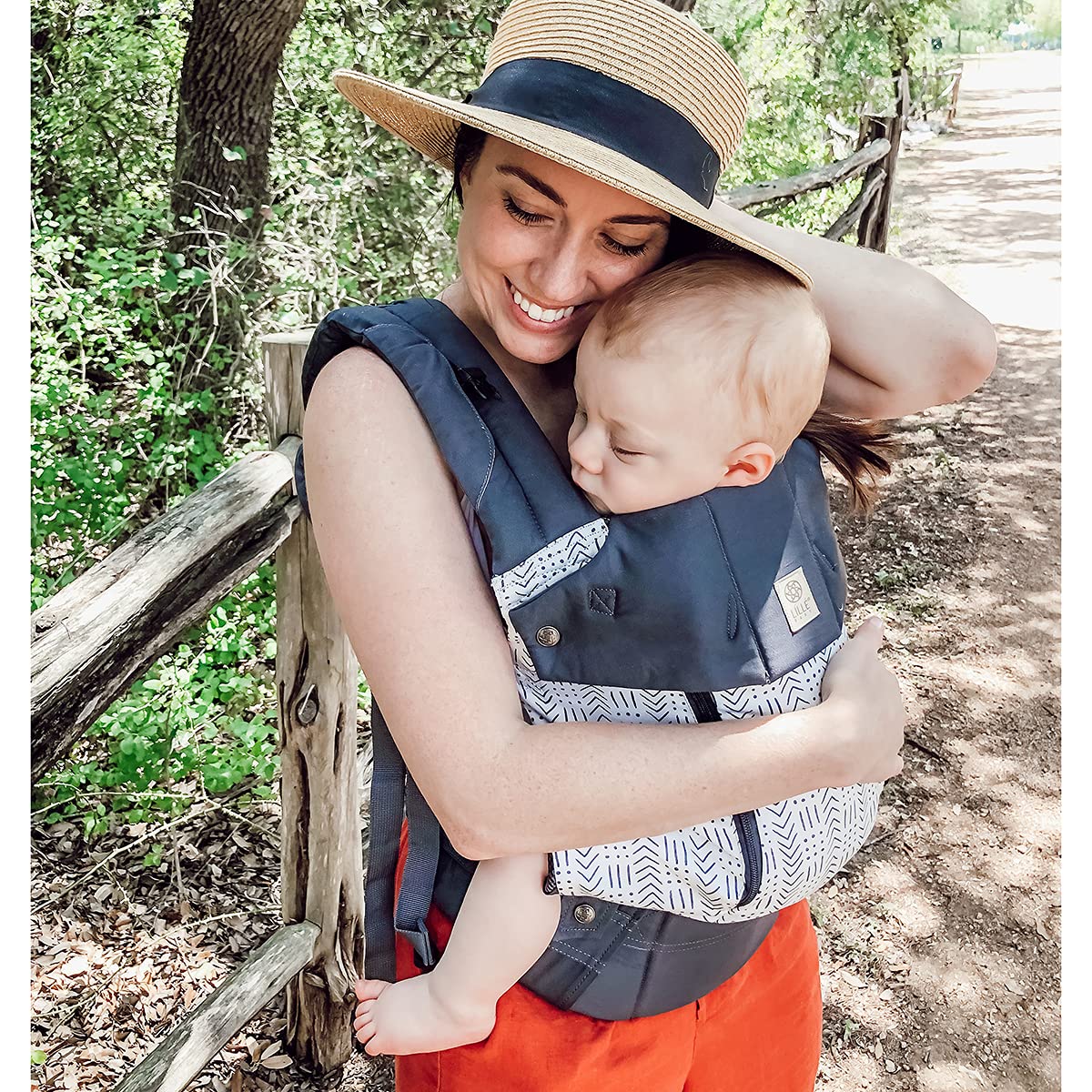 LÍLLÉbaby Complete All Seasons Ergonomic 6-in-1 Baby Carrier Infant to Toddler with Lumbar Support (7-45 Pounds), 360 Degree Baby Wearing & Multi-Position, Inward & Outward Facing (Etch)
