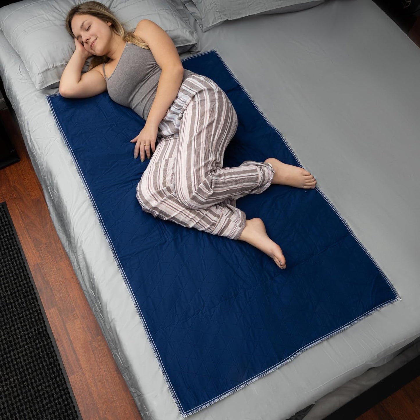 Inspire Waterproof Mattress Protector, 2 Pack - Dark Colored to Hide Stains, Extra Large 34 x 54, Quilted Bed Pad for Incontinence Washable, for Adults and Kids