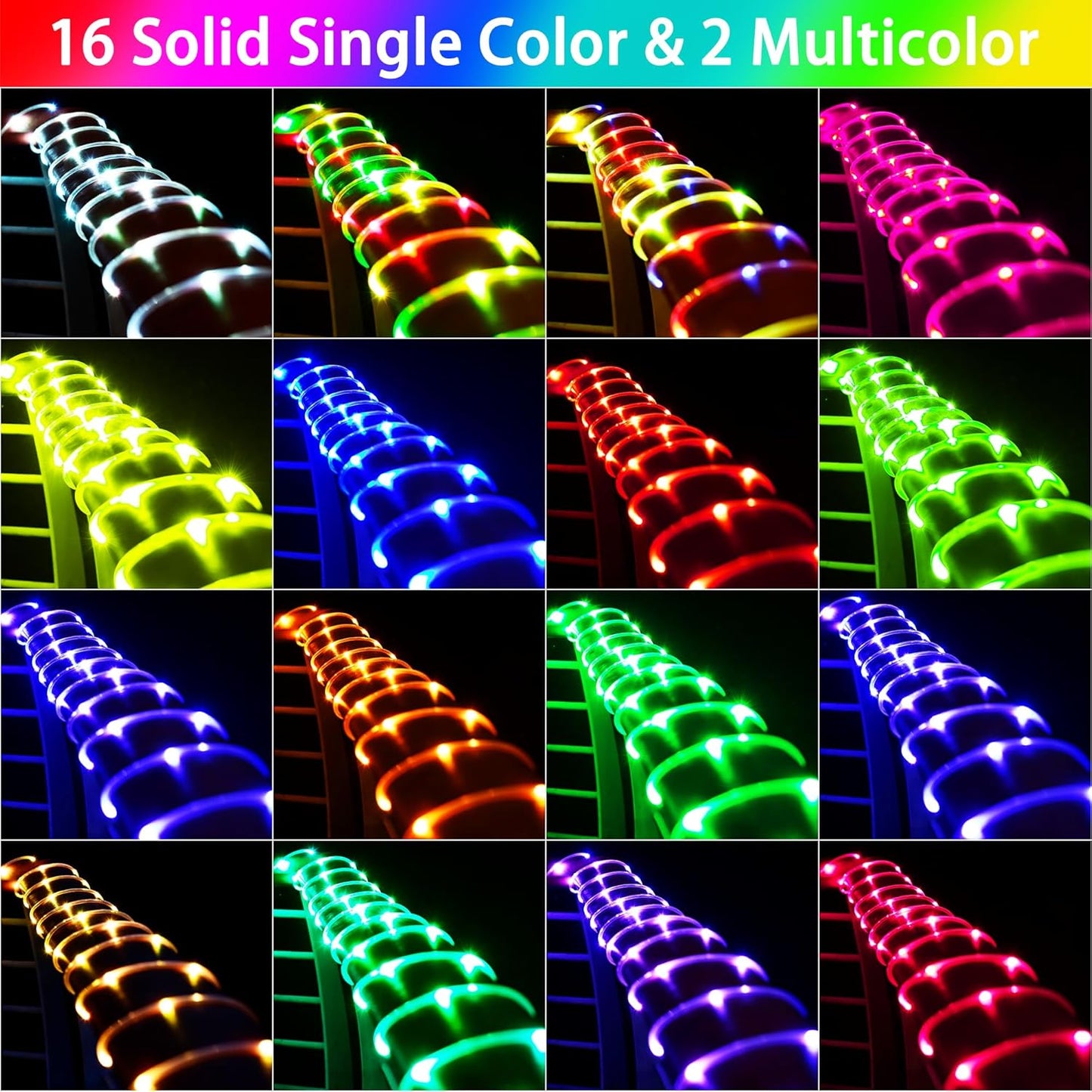 66FT Solar Rope Lights Outdoor Waterproof, 18 Colors Changing 200 LED String Light USB & Solar Powered with Remote, Tube Light Fairy Lighting for Outside Patio Fence Pool Christmas Decor