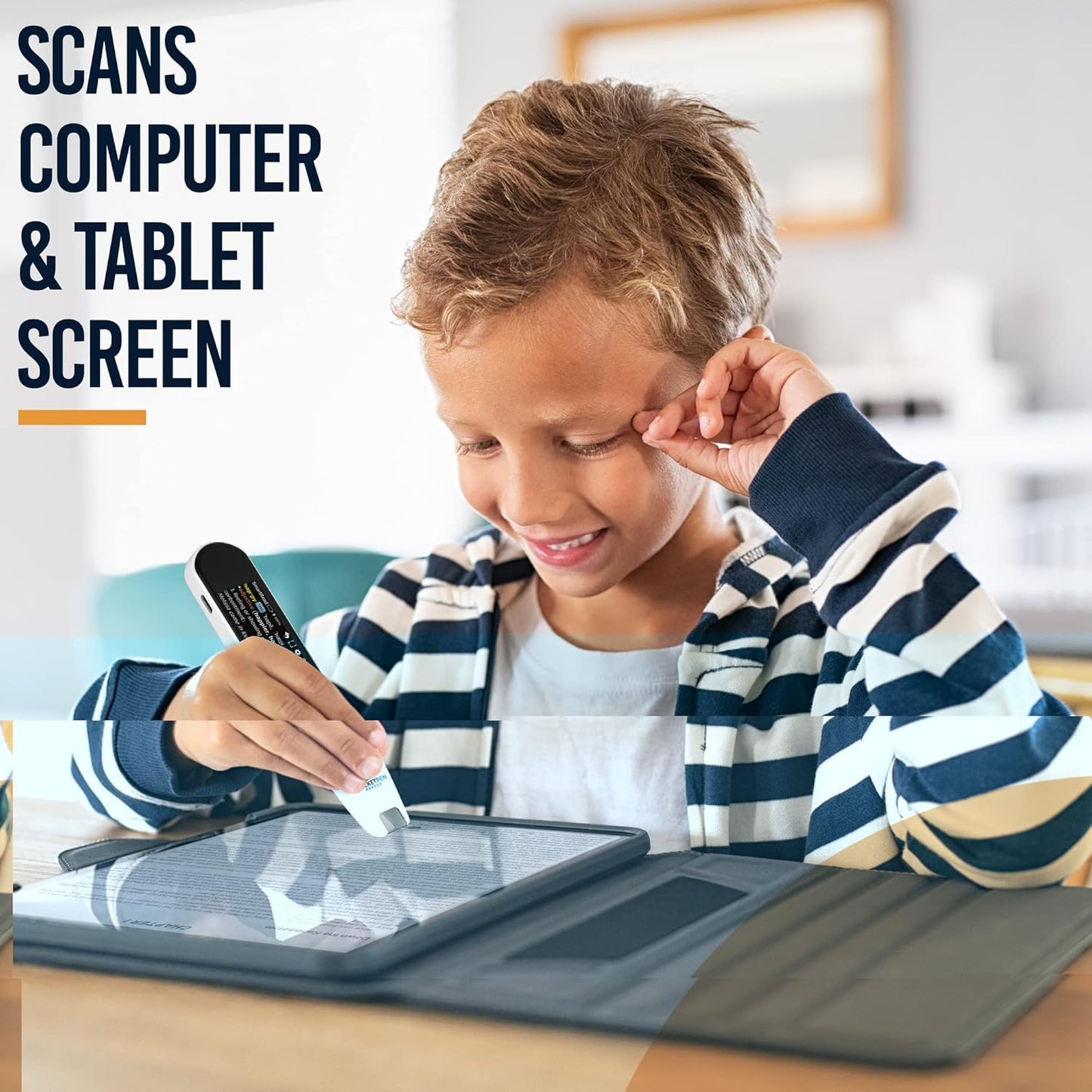 Rocket Pen Reading Tutor - Use Its Six Learning Aids to Make Text to Speech Reading Your New Super Power, OCR Scanner for Dyslexia. Plus: Scan Phone or Tablet Screen to Hear Scanned Text, No PC Needed