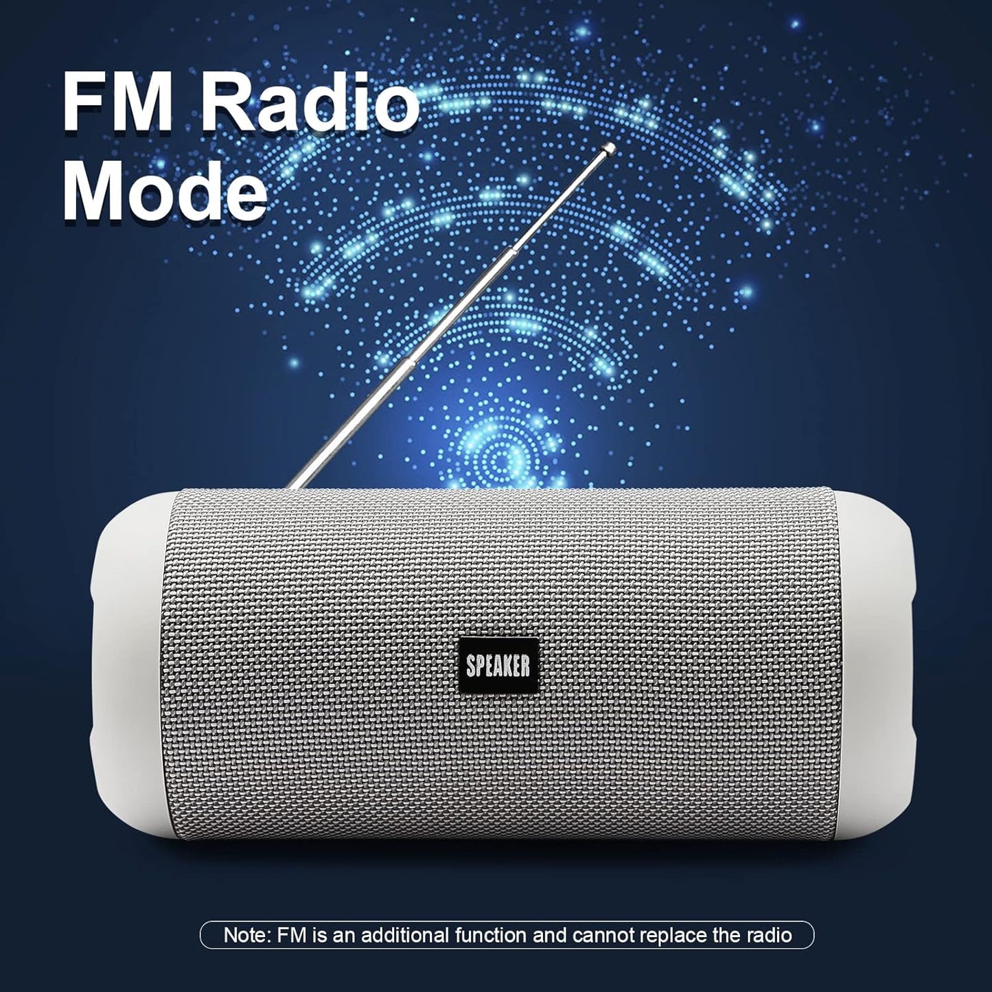 Bluetooth Speakers, 30W Portable Speaker Loud Stereo Sound, Rich Bass IP67 Waterproof, 30+ Hour Playtime, Built-in Mic, Wireless Speaker with TF, AUX, FM for Shower, Pool, Party, Travel, Outdoors