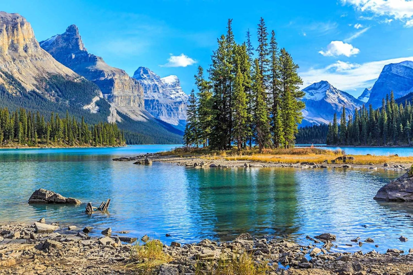 Nature Landscapes Mural Wallpaper Lake Mountain Tree Wall Mural for Bedroom Living Room Basement(Not Self-Adhesive)