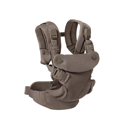 Joie Savvy Air 4-in-1 Mesh Baby Carrier – Breathable, Ergonomic Baby Carrier with 4 Carry Positions, Cooling Mesh Fabric, Padded Straps, and Lumbar Support (Bisque)