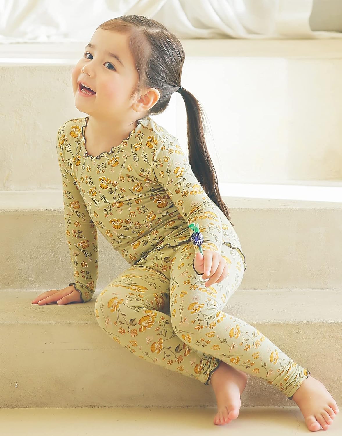 VAENAIT BABY 6M-12Y Kids Unisex Girls & Boys Soft Comfy Modal Tencel Sleepwear Pajamas 2pcs or 4pcs Set