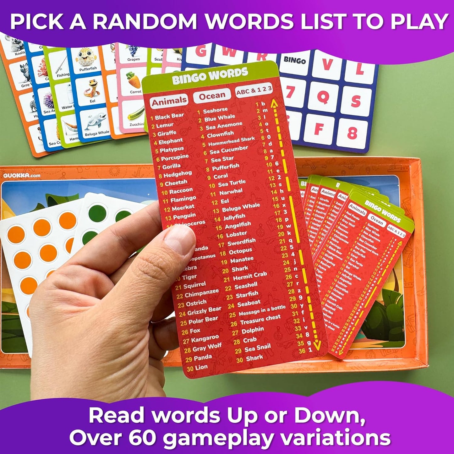 QUOKKA Magnet Game for Kids 3-5 - Bingo Game Kids Ages 4-8 - Travel I Road Trip I Plane I Car Ride - Magnetic Toddler Travel Toys