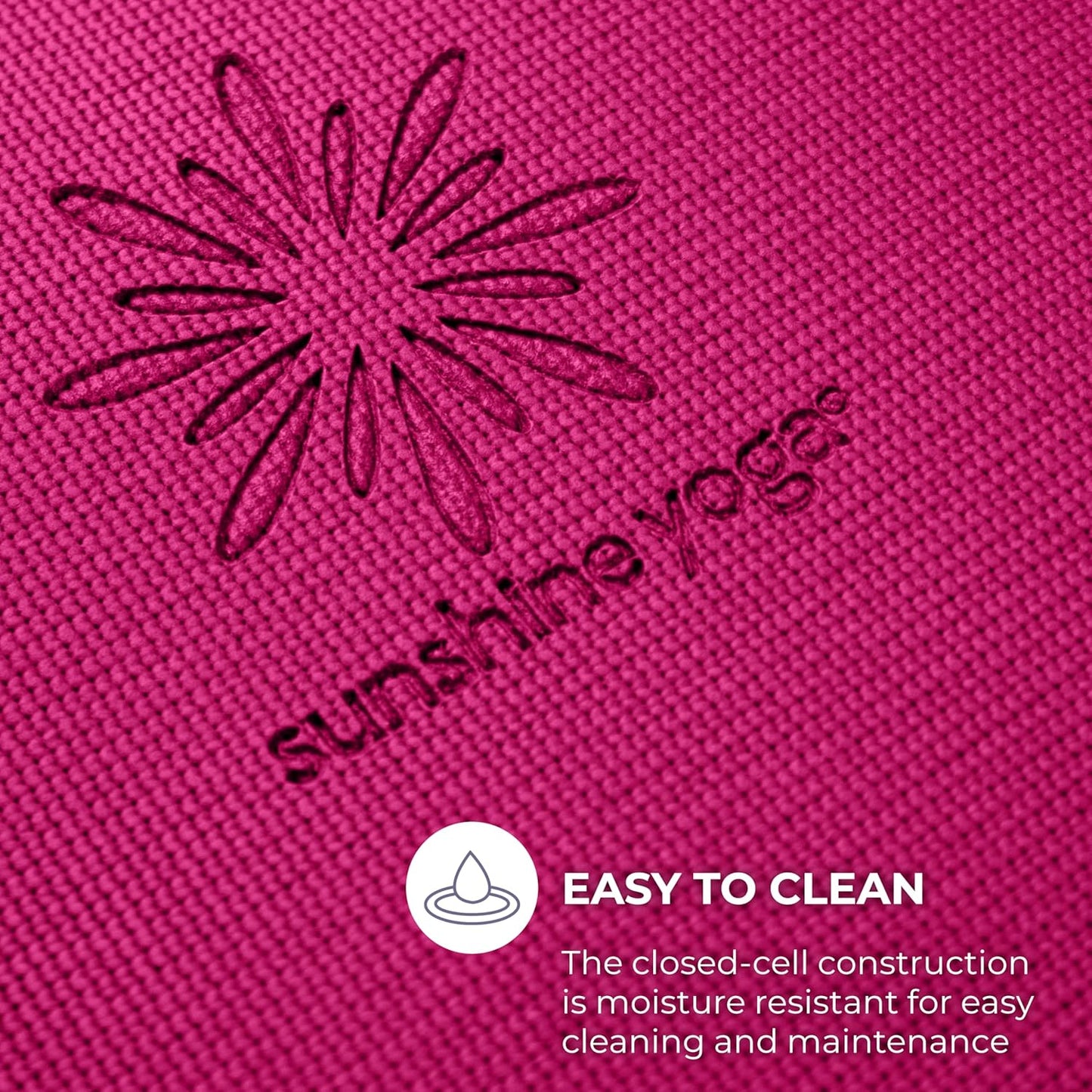 Sunshine Yoga Voyage Yoga Mat, 10 Pack, 72" x 24" Professional Studio and Gym Bulk Yoga Mats, 5mm Thick, Durable, Anti-Tear, Non Slip Fitness and Exercise Mats