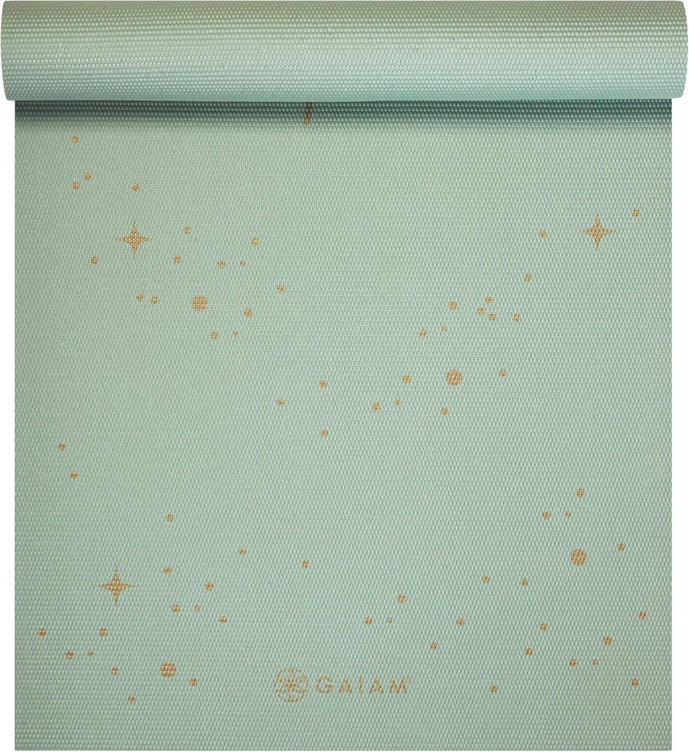 Gaiam Yoga Mat - Premium 6mm Print Extra Thick Non Slip Exercise & Fitness Mat for All Types of Yoga, Pilates & Floor Workouts (68"L x 24"W x 6mm Thick)