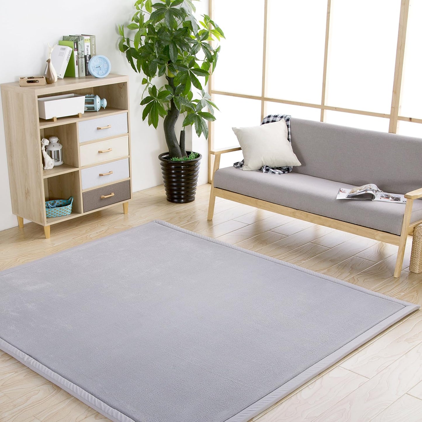 V-mix Baby Play Mat Nursey Decor Area Rug 1.18" Thick Hypebeast Rug Non Slip Rug Pads Large Area Rug Play Mats for Babies and Toddlers Non-Toxic Area Rugs Used for Living Room 7.8x6.5Ft